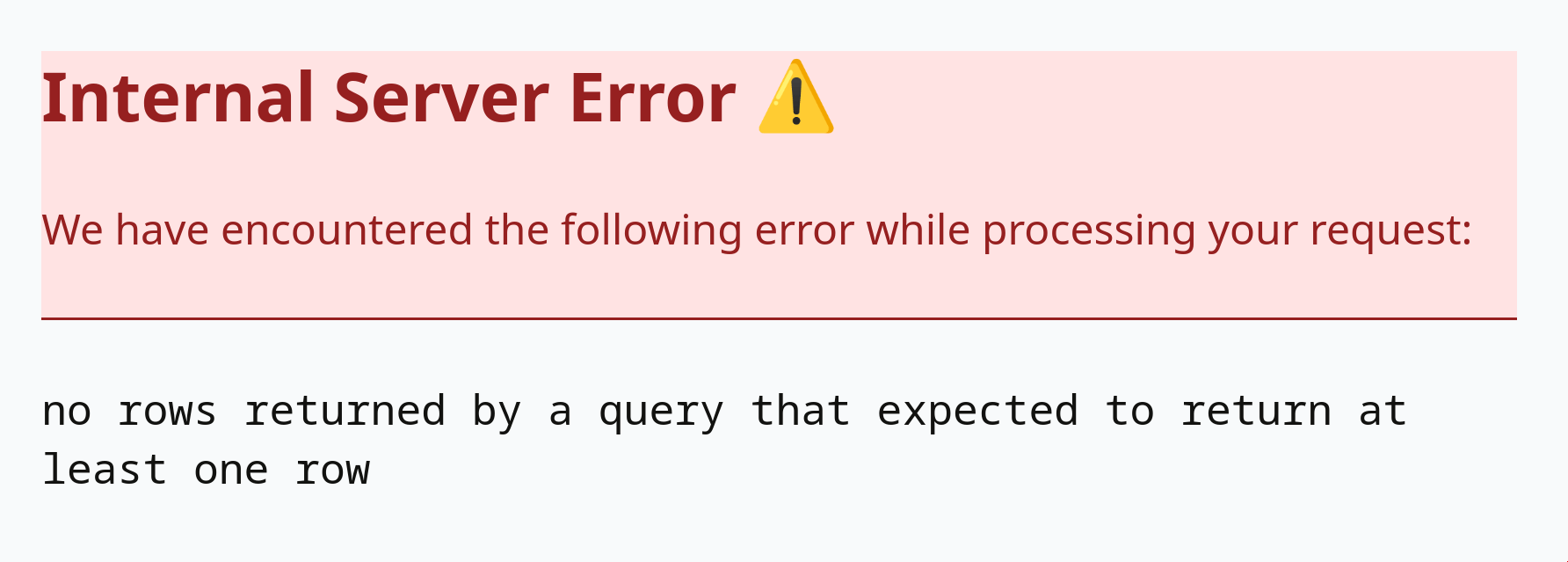 Absolutely gorgeous error page